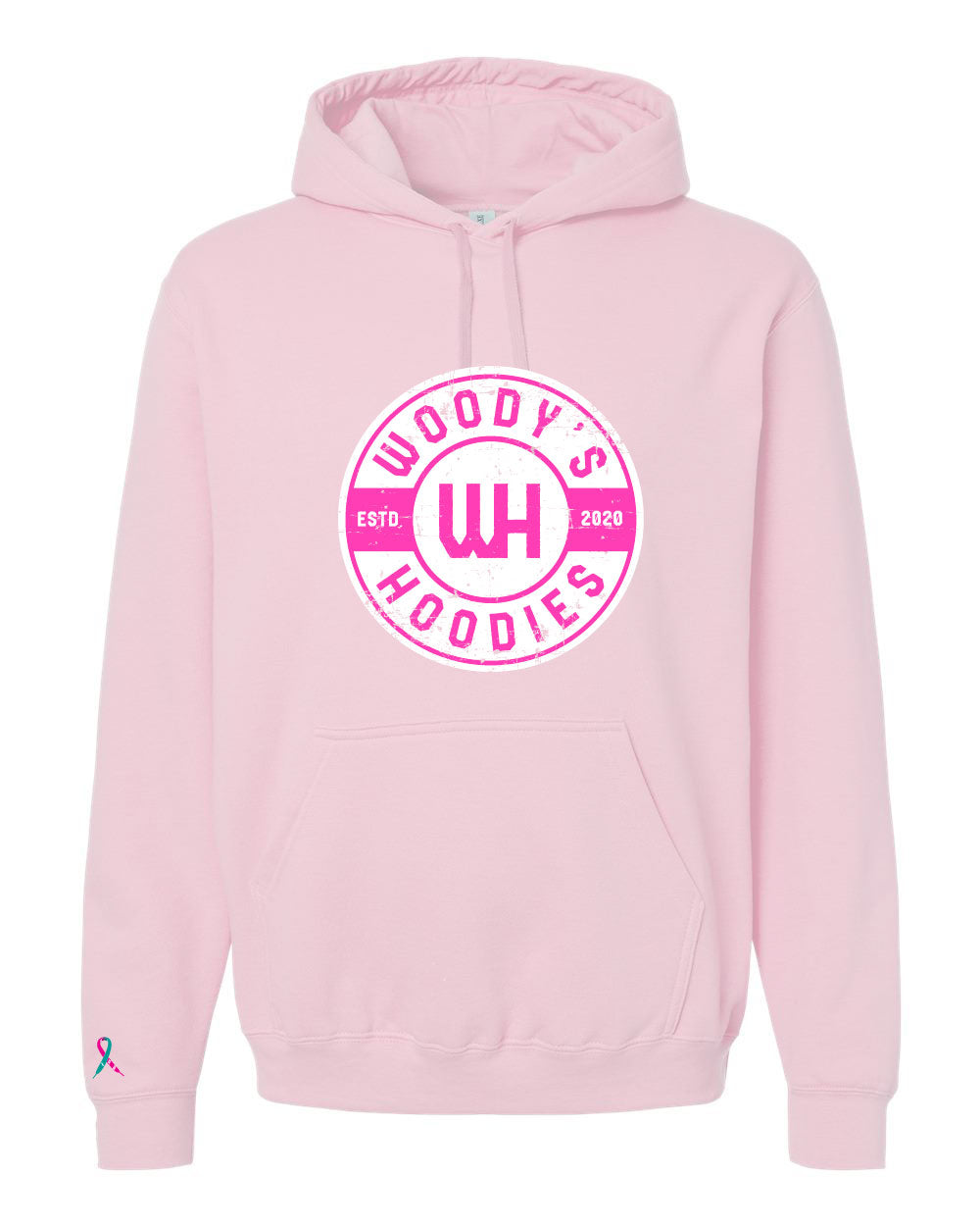 Pink with Pink Distressed Logo