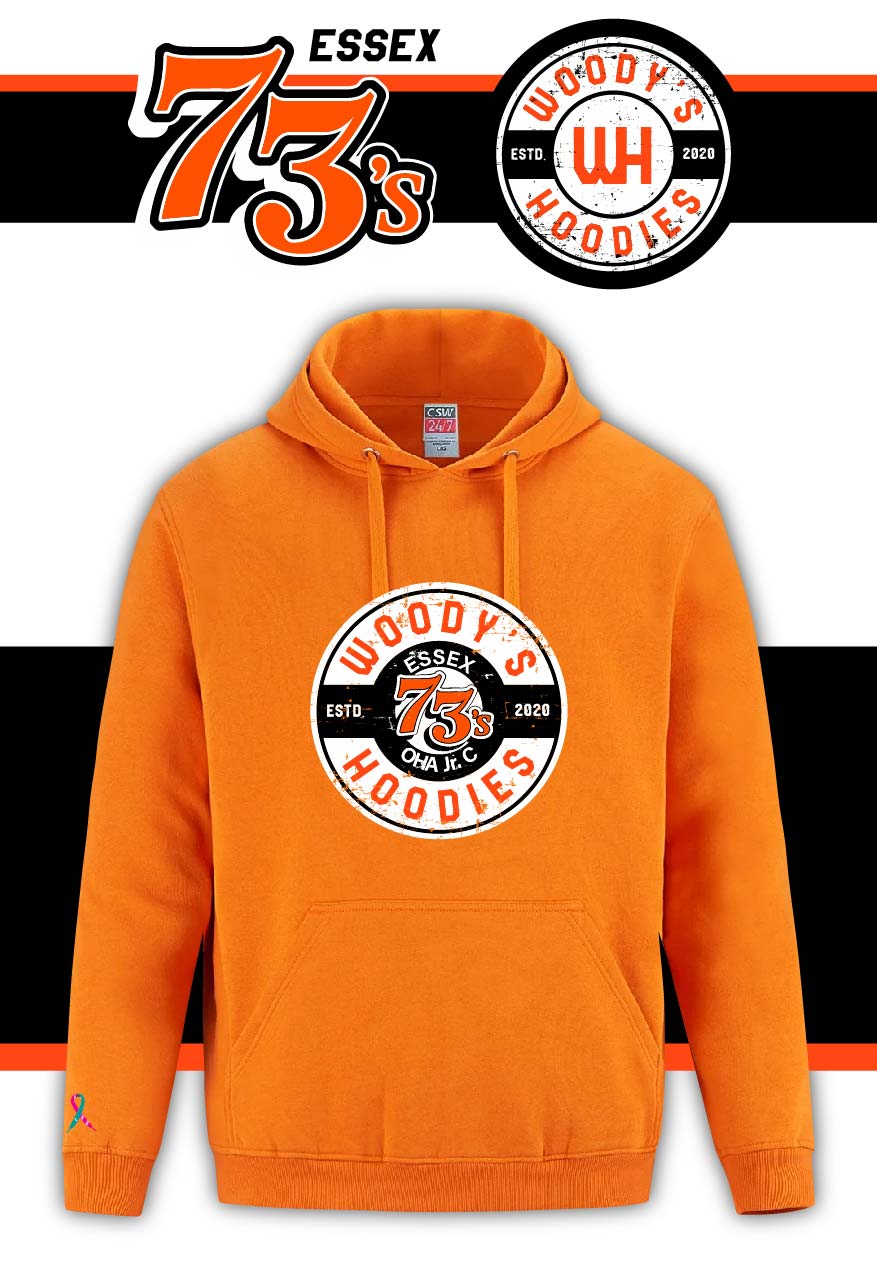 Orange with Distressed Logo