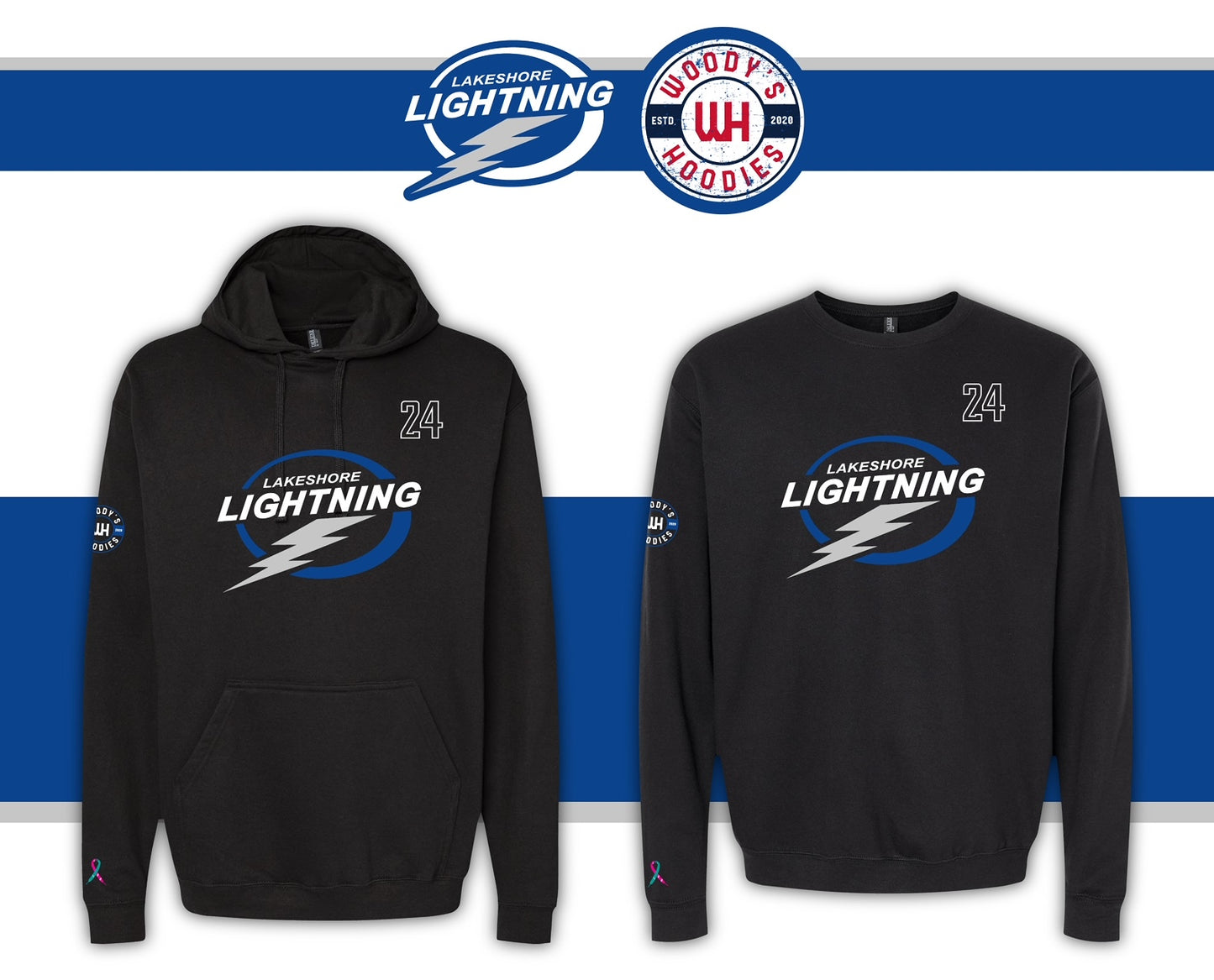 Customized Lakeshore Lightning Hoodie