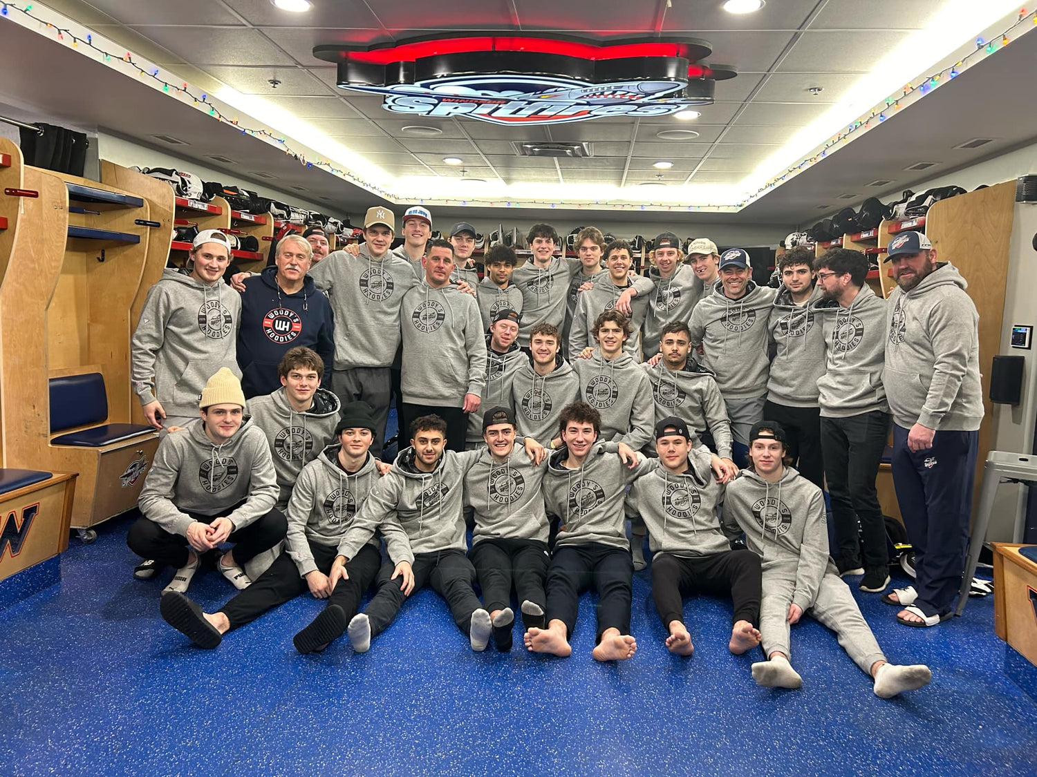 Windsor Spitfires in Woody's Hoodies