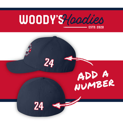 Embroidered Woody's Flex Fit Cap