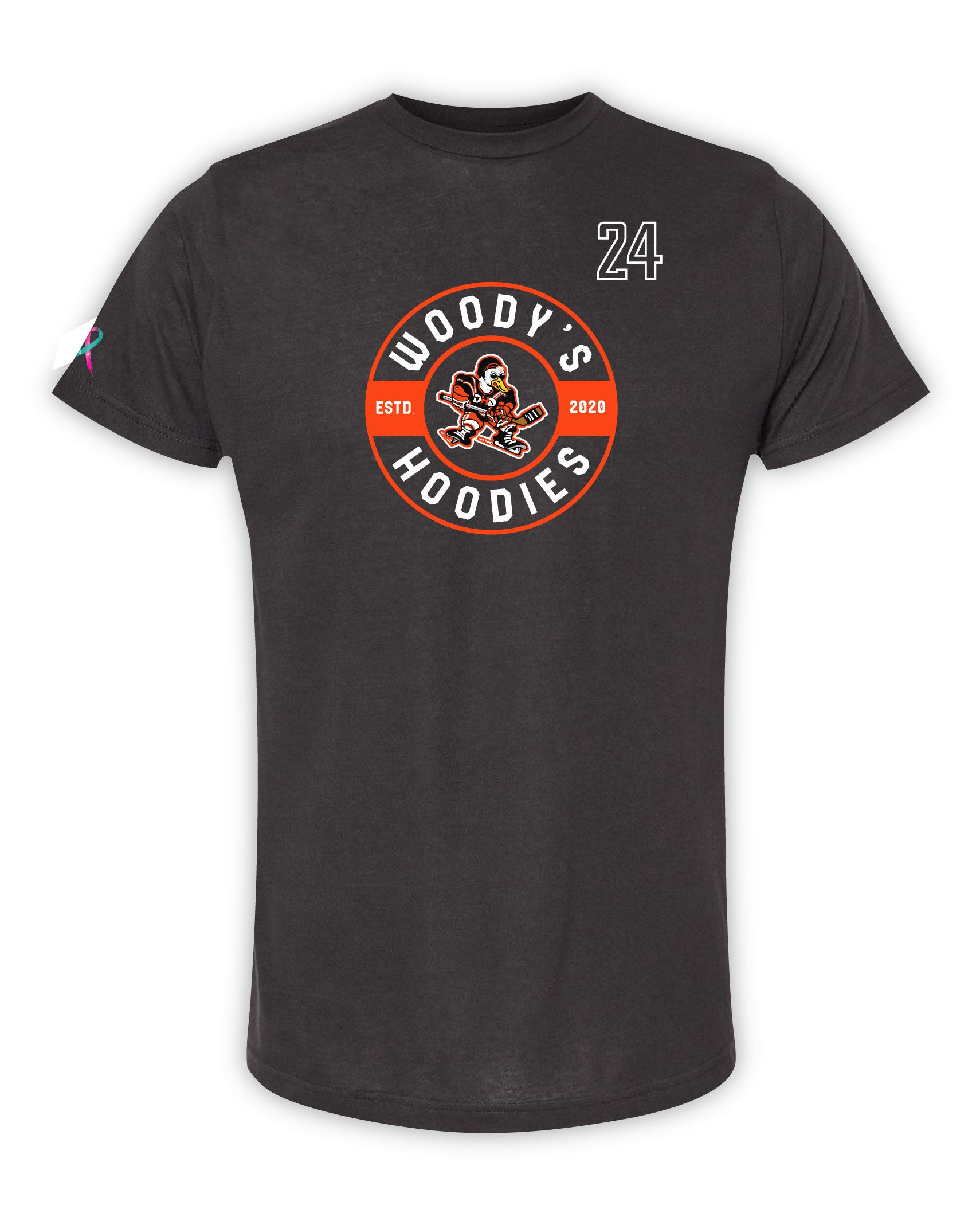 Black with Embedded Logo